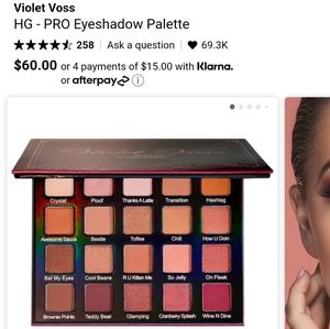 *NEW* Violet Voss Pro HG Holy Grail Eyeshadow Pallette